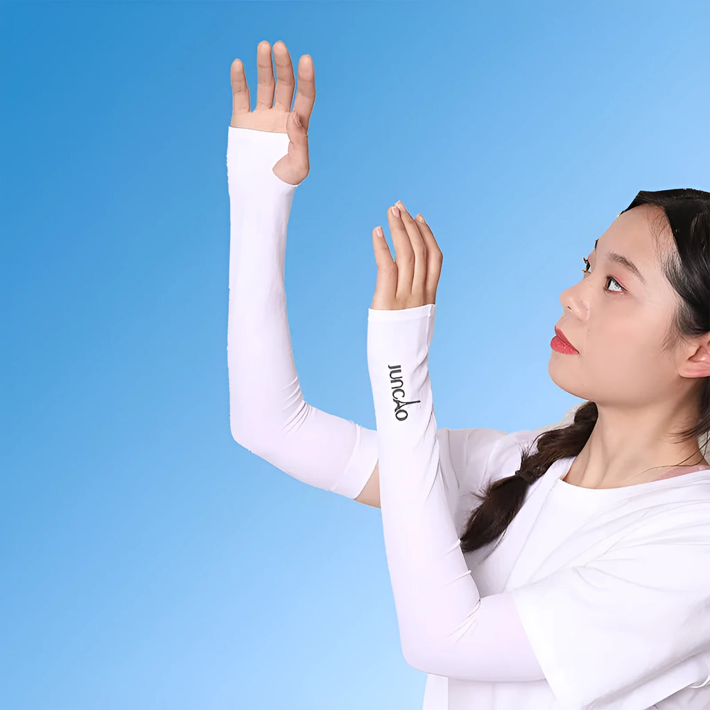 Unisex driving oversleeves with open-finger design in five colour options