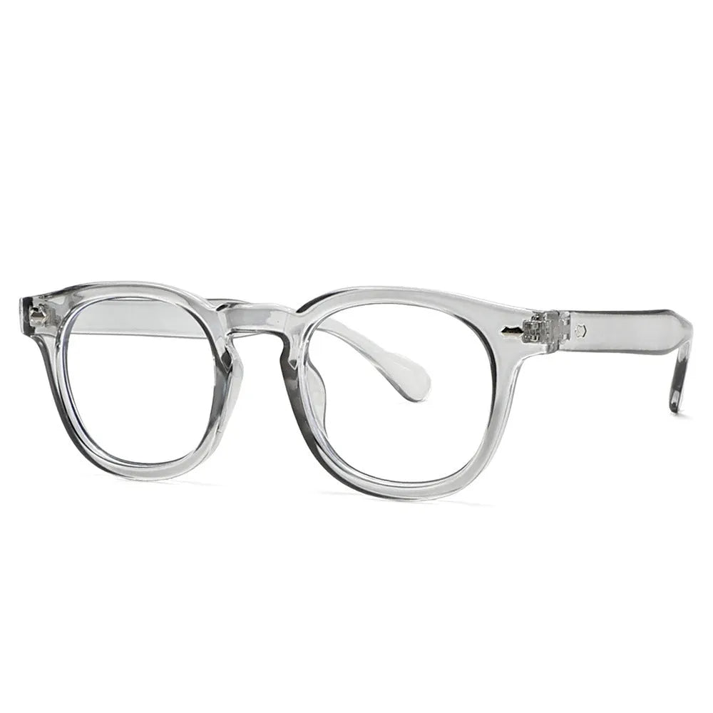 Simple round rim sunglasses with retro Hong Kong style design in multiple colour options