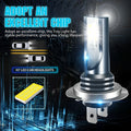LED car fog light bulb with aviation aluminium housing and multi-pin connector