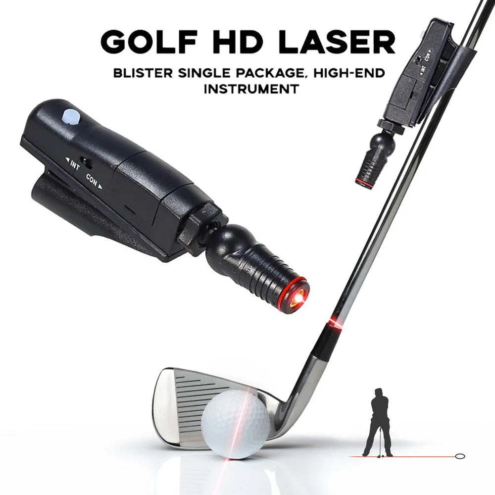 Black golf push rod laser aiming sight accessory for putting practice