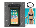 Double airbag waterproof phone pouch with adjustable rope in multiple colour options