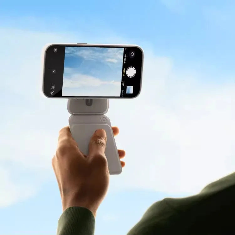Slim black magnetic phone holder showing dimensions 96.5mm by 63.5mm