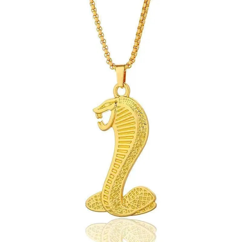 Gold geometric alloy pendant necklace with inlaid zircon detailing for women