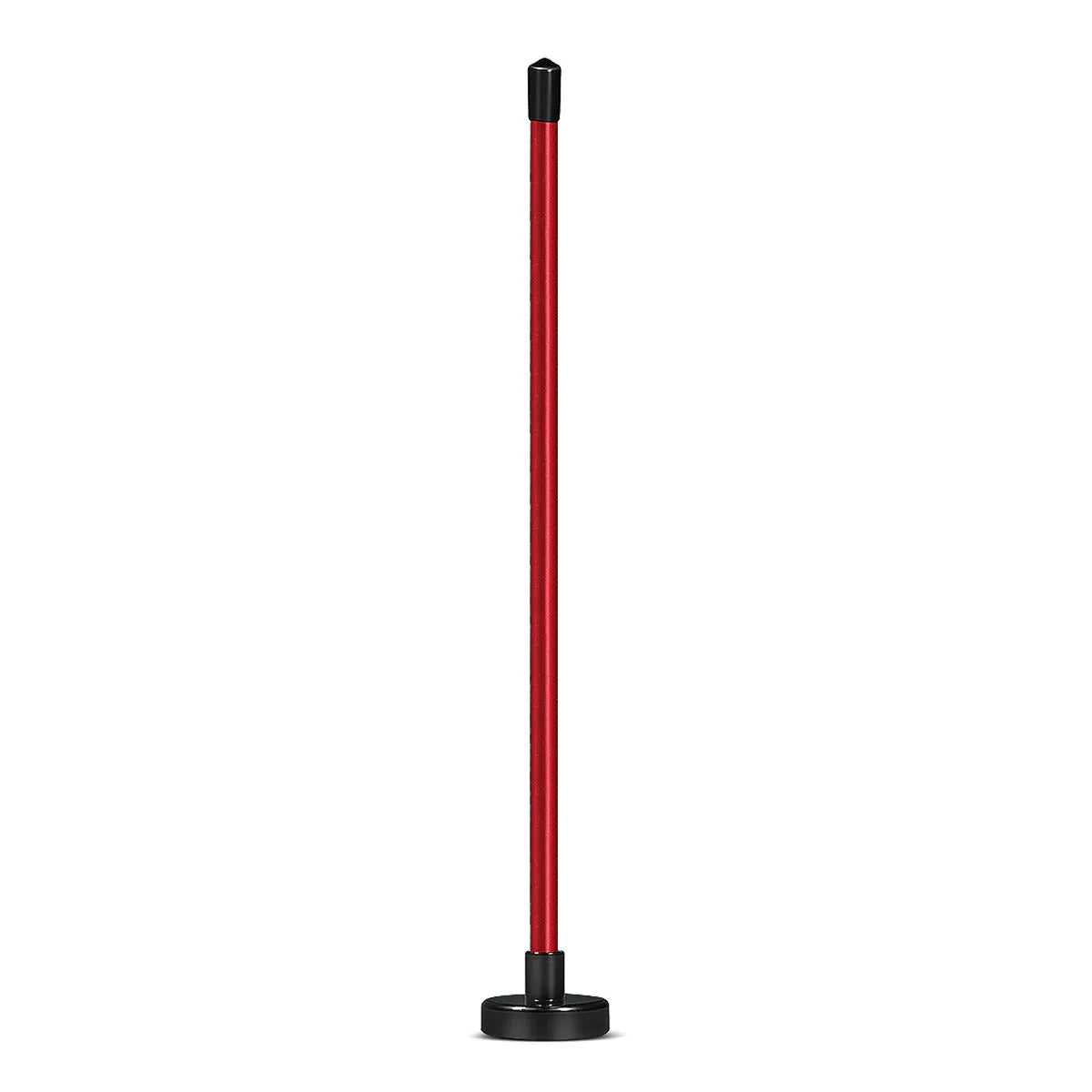 Magnetic baseball bar golf swing trainer in aluminium alloy construction showing blue and red colour options