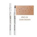 Dark brown freckle pen with precision tip for creating natural-looking faux freckles