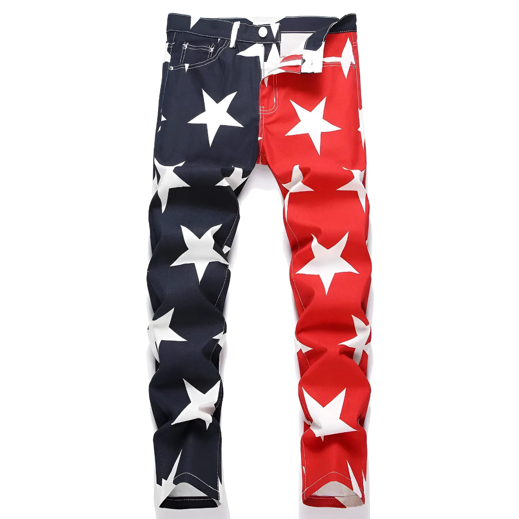 Men's cotton straight leg denim trousers in colour 0402, mid-waist with zip fly