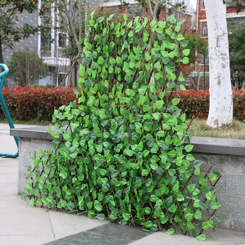 Simulation outdoor plastic wooden fence panel in large size 123cm height, 20cm width, handmade finish