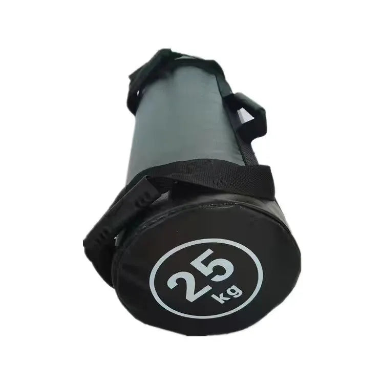 White PVC fitness training sandbag weight bag for gym strength workouts