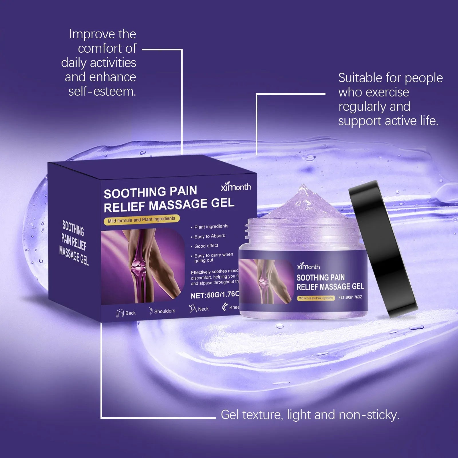 50g tube of Apply Body Joint Care Gel for muscle and joint discomfort relief