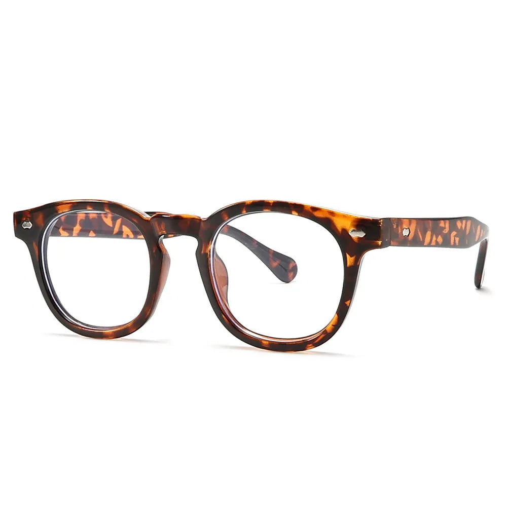 Simple round rim sunglasses with retro Hong Kong style design in multiple colour options