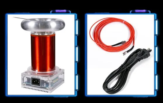 Music Tesla coil driver board with controller and cables for 220V plasma arc generation