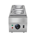 Commercial electric chocolate melting machine with temperature control display and double pot design