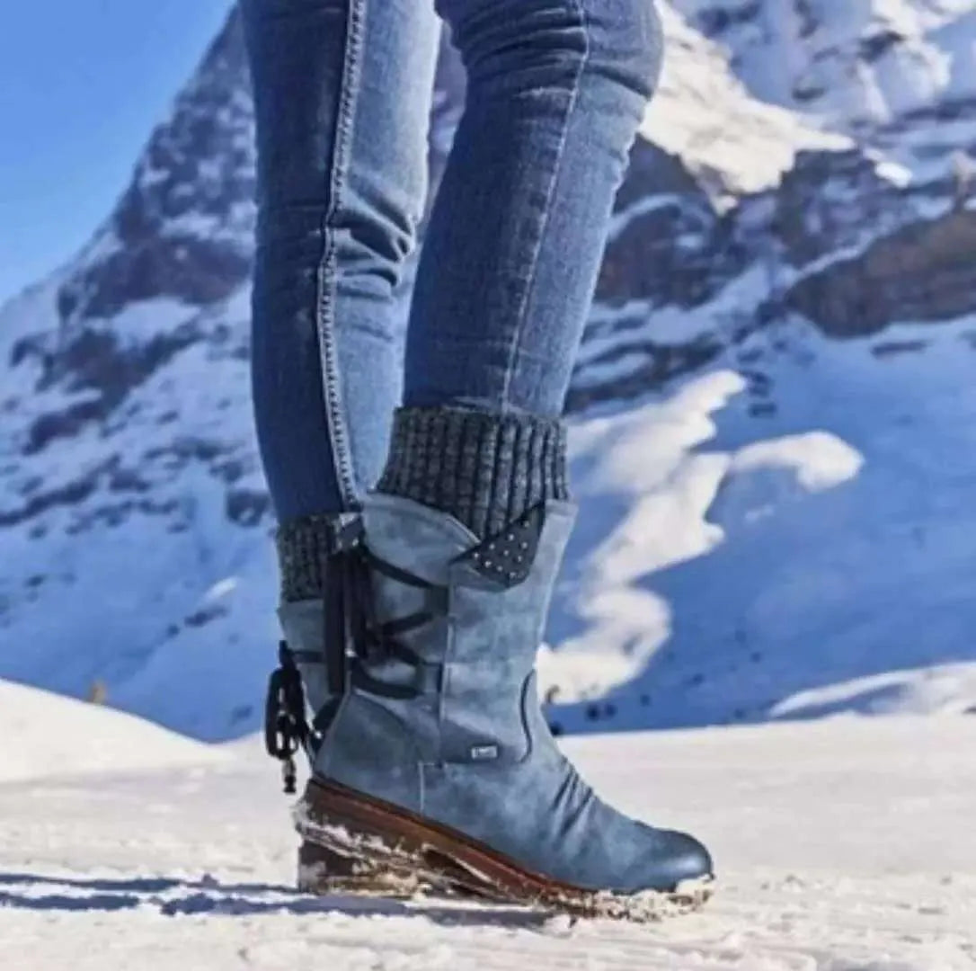 New autumn winter short boots for women round toe thick heel 3-5cm available in black