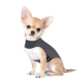 Heather grey dog anxiety jacket warm vest for dogs of various sizes