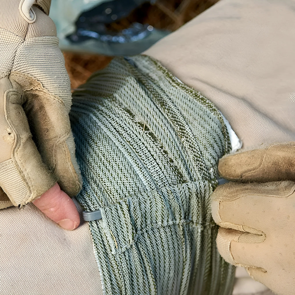 Portable training hemostatic gauze bandage in 10cm and 15cm sizes for outdoor first aid practice