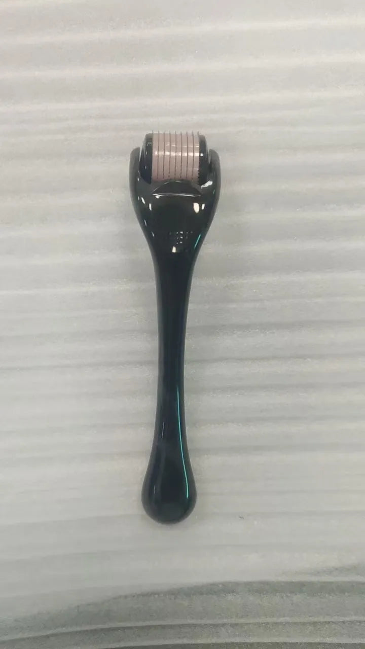 540 micro needle roller device showing multiple colour options and needle specifications for skincare treatments