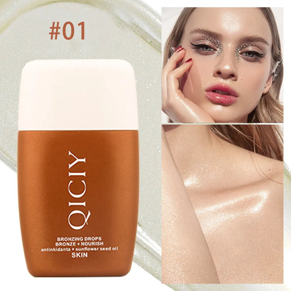30ml contour liquid cream bottle for face and body brightening with four colour options
