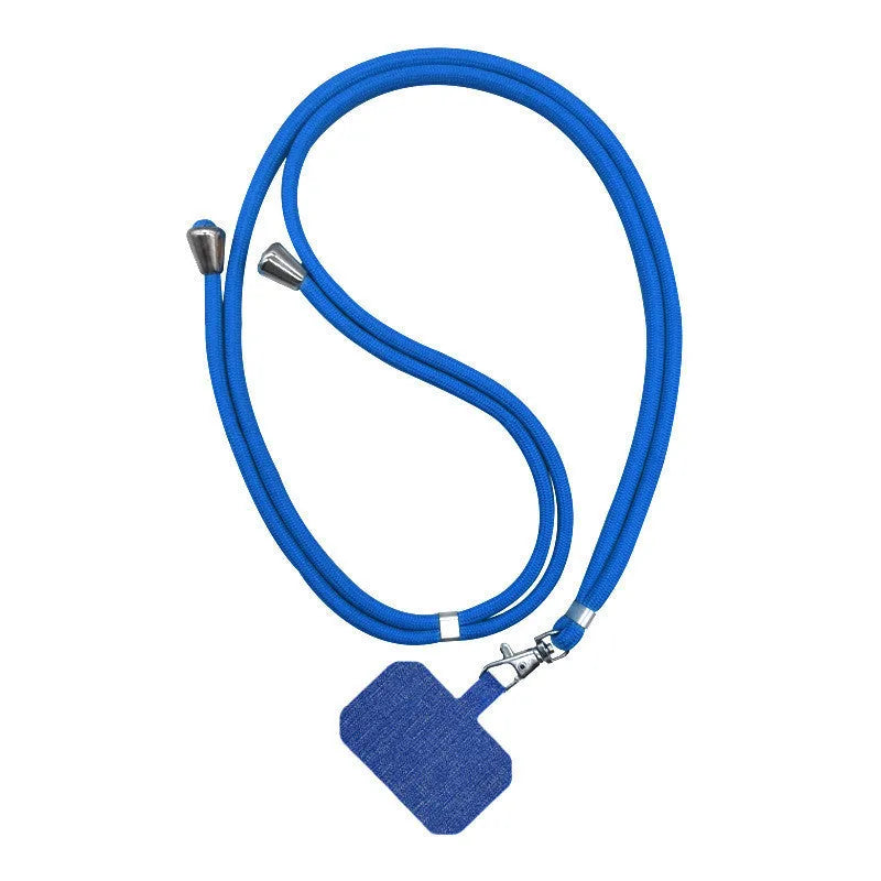 Universal phone case lanyard with electroplated carbon fibre skin back cover in white, black, and red colours