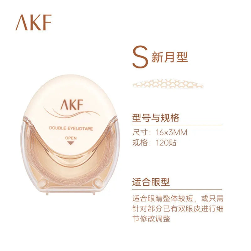 Double eyelid stickers roll with invisible lace medical tape for natural eyelid crease enhancement