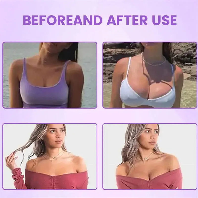 White adhesive chest patch for body tightening breast enhancement