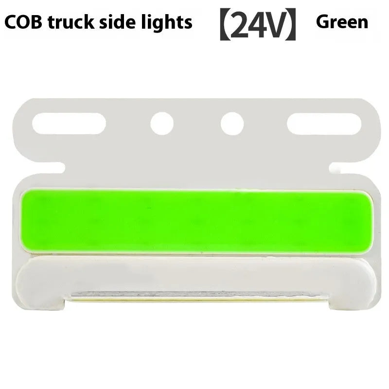 Super bright LED COB truck ground tyre lights in multiple colours with waterproof aluminium alloy housing