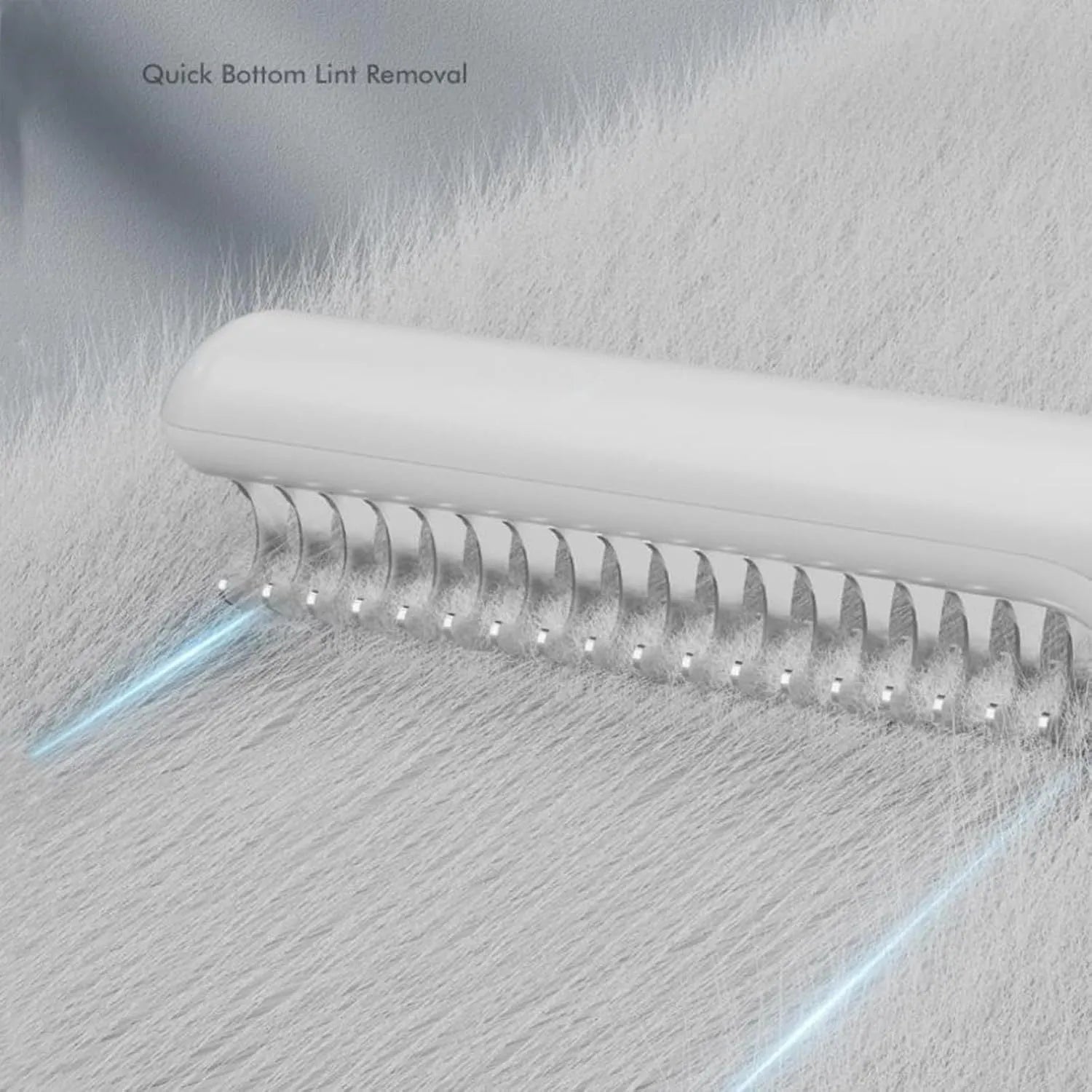Stainless steel dog dematting comb with ergonomic handle in pink colour on white background