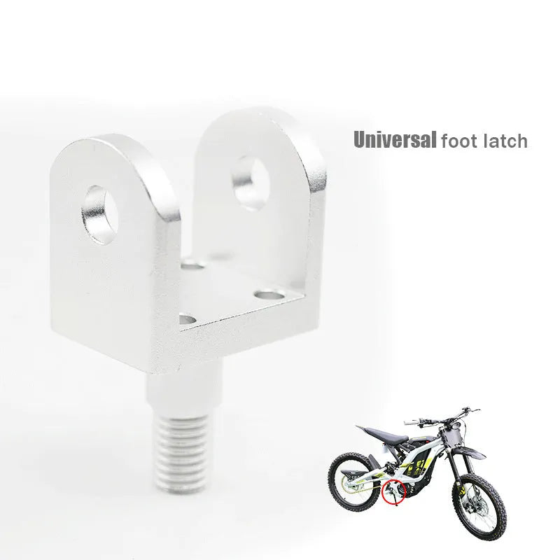 Aluminium alloy pedal bracket for Light Bee and Tanli Qionlong bikes, baking paint finish, black colour