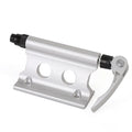 Silver metal bicycle front fork quick release fixing clip for SUV modification transport