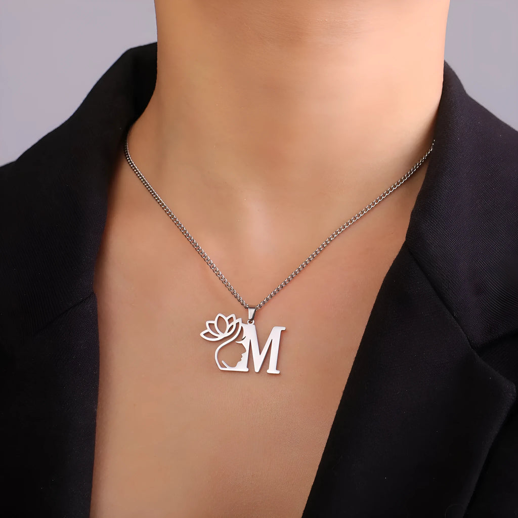 Gold and silver stainless steel fashion necklaces with a cross chain design and matching pendants.