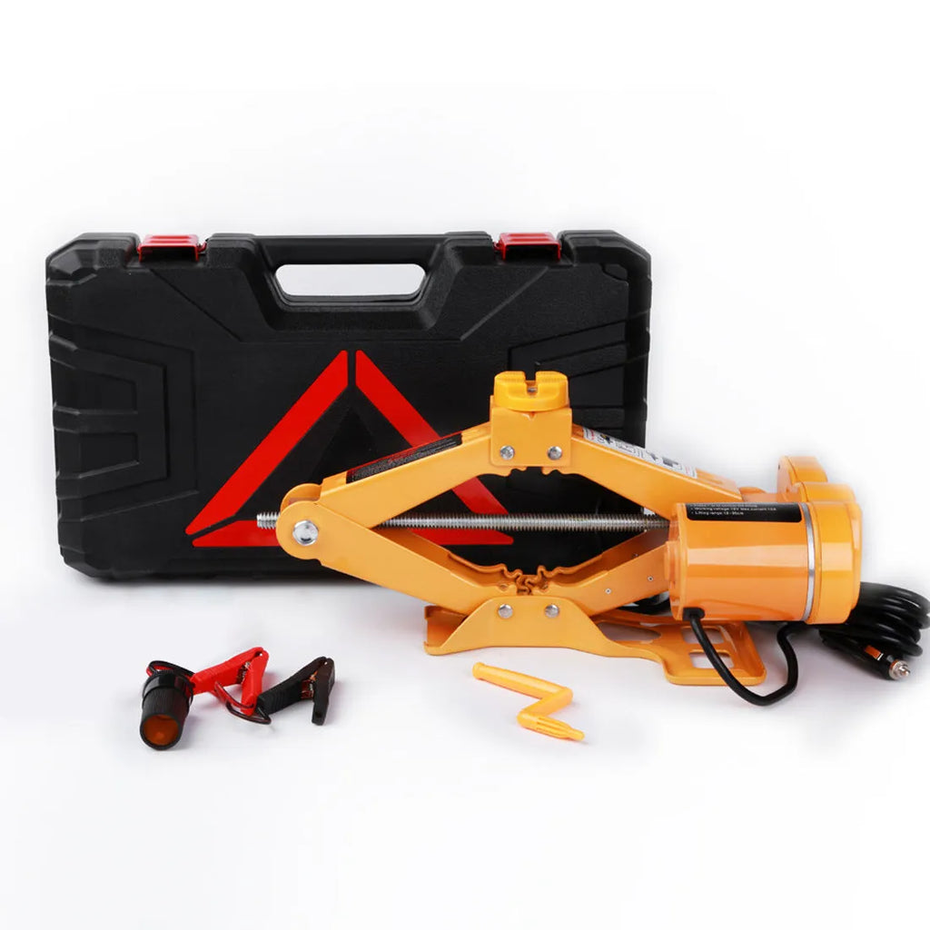 TY002 style electric hydraulic jack kit with 2-tonne capacity and 120-350mm height range