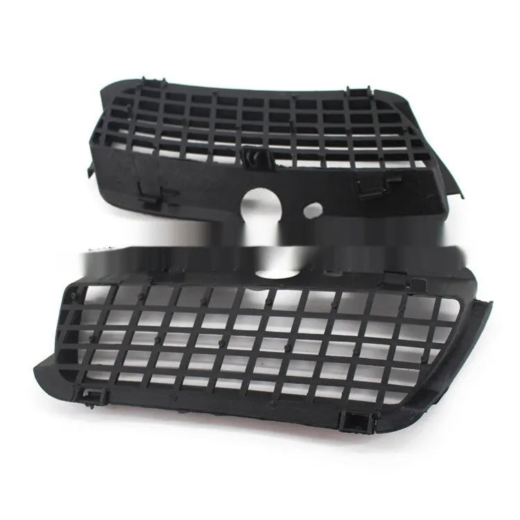 Black ABS plastic fog light cover pair for Volkswagen Golf 3 front bumper lower grille