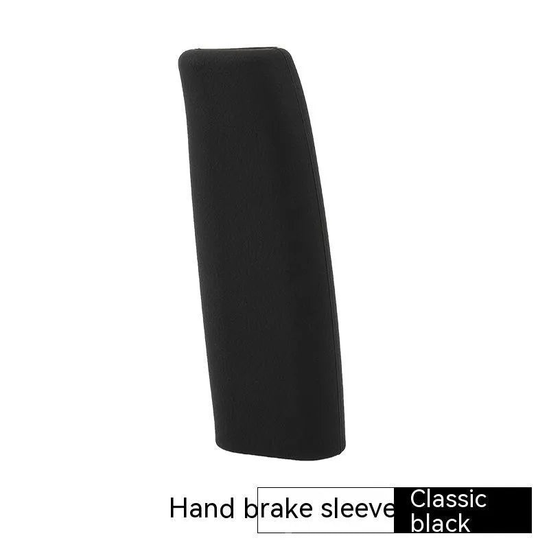 Silicone handbrake sleeve for cars in multiple colours showing 12cm length
