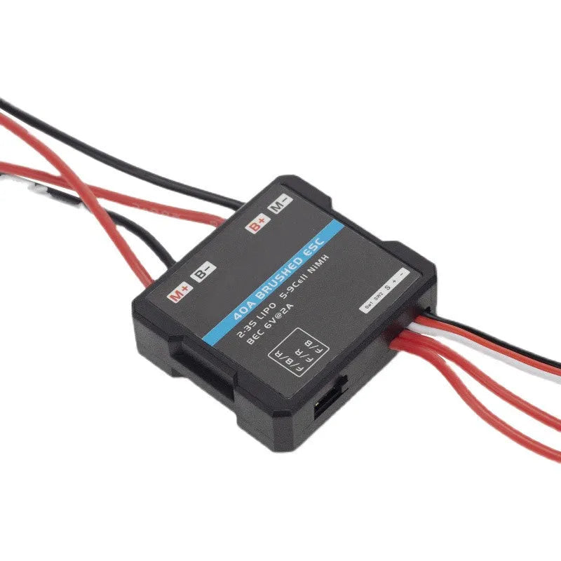 Small Boat 40A miniature brushed electric speed controller for RC models