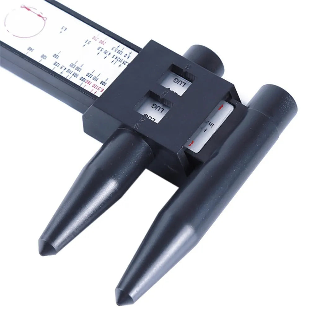 Digital electronic caliper hole distance measuring tool with 180mm range for wheel hub modification