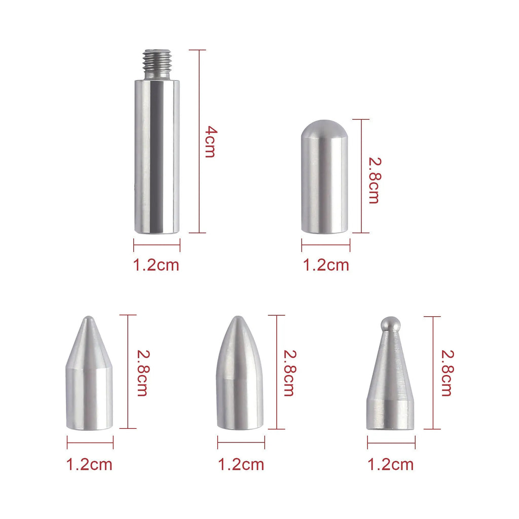 Three-piece alloy steel car dent repair tool set with hooks and crowbars for vehicle body panel maintenance