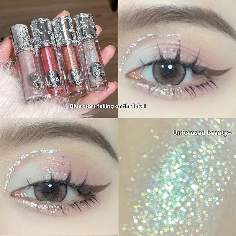 Ballet liquid eye shadow collection showing five colour options for universal skin types
