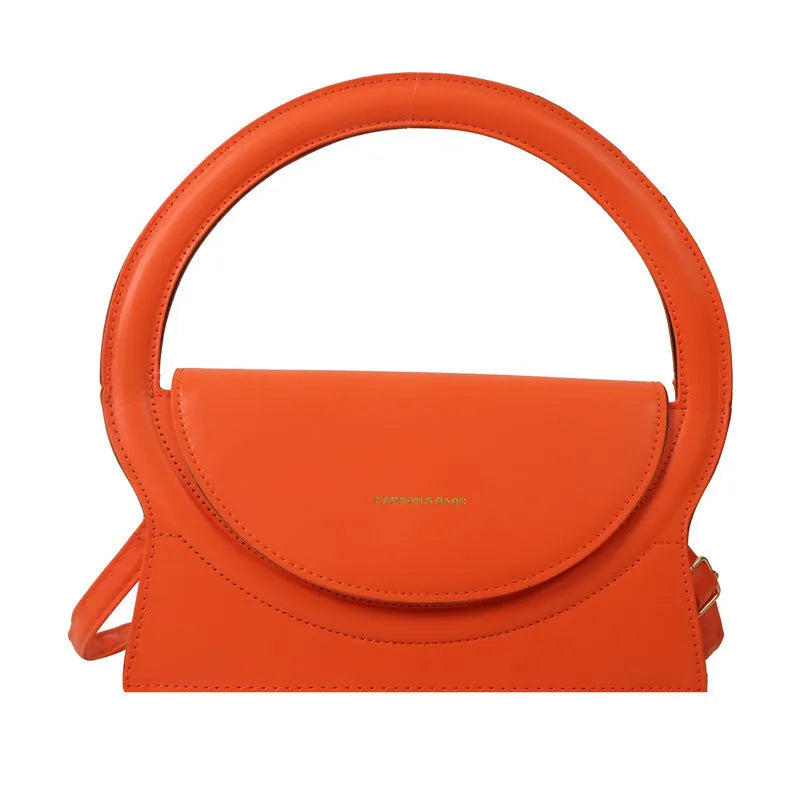 PU square messenger shoulder bag with mobile phone pocket in multiple colour options