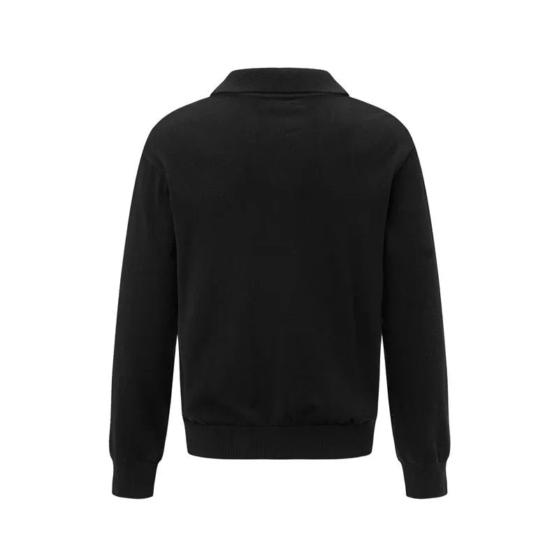Loose all-matching pullover sweater in acrylic blend fabric available in three colours