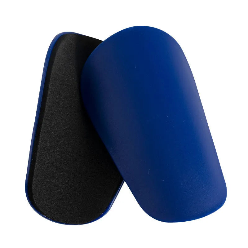 PU mini shin guards in black, white, red and dream blue colours for sports protection