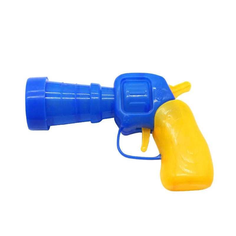 Plush ball launcher dog toy with soft pom-pom balls for indoor fetch games