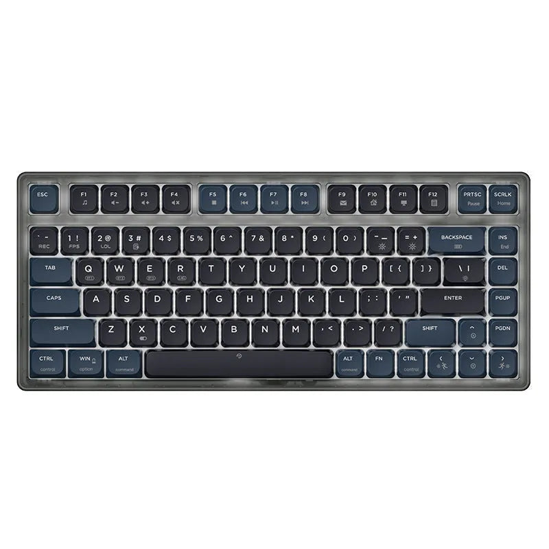 AJAZZ AK832PRO green 81-key mechanical keyboard with colour screen and RGB backlight