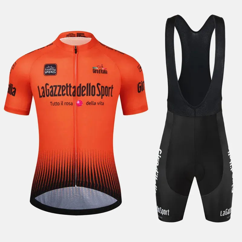Road bike cycling short sleeve suit in polyester fabric with multiple colour options