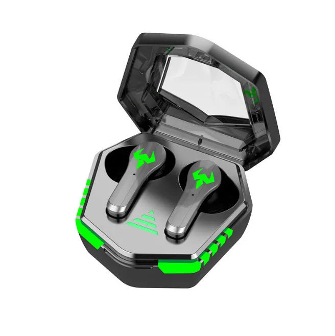 Black N35 wireless Bluetooth in-ear gaming headset with 10-metre range