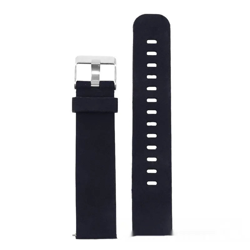 Garmin Forerunner 245 silicone replacement strap in seven colour options with straight buckle