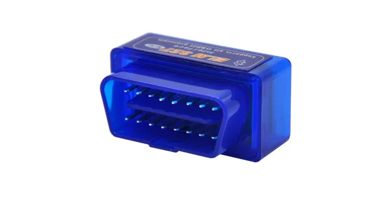 Compact dual-mode OBD2 Bluetooth automotive fault detector for engine diagnostics