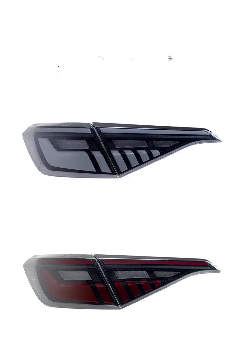11th Generation Honda Civic black and red modified LED streamer taillight assembly