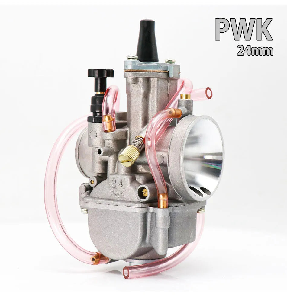 PWK sandblasting carburetor modification accessory with seven bore size options from 21mm to 34mm.