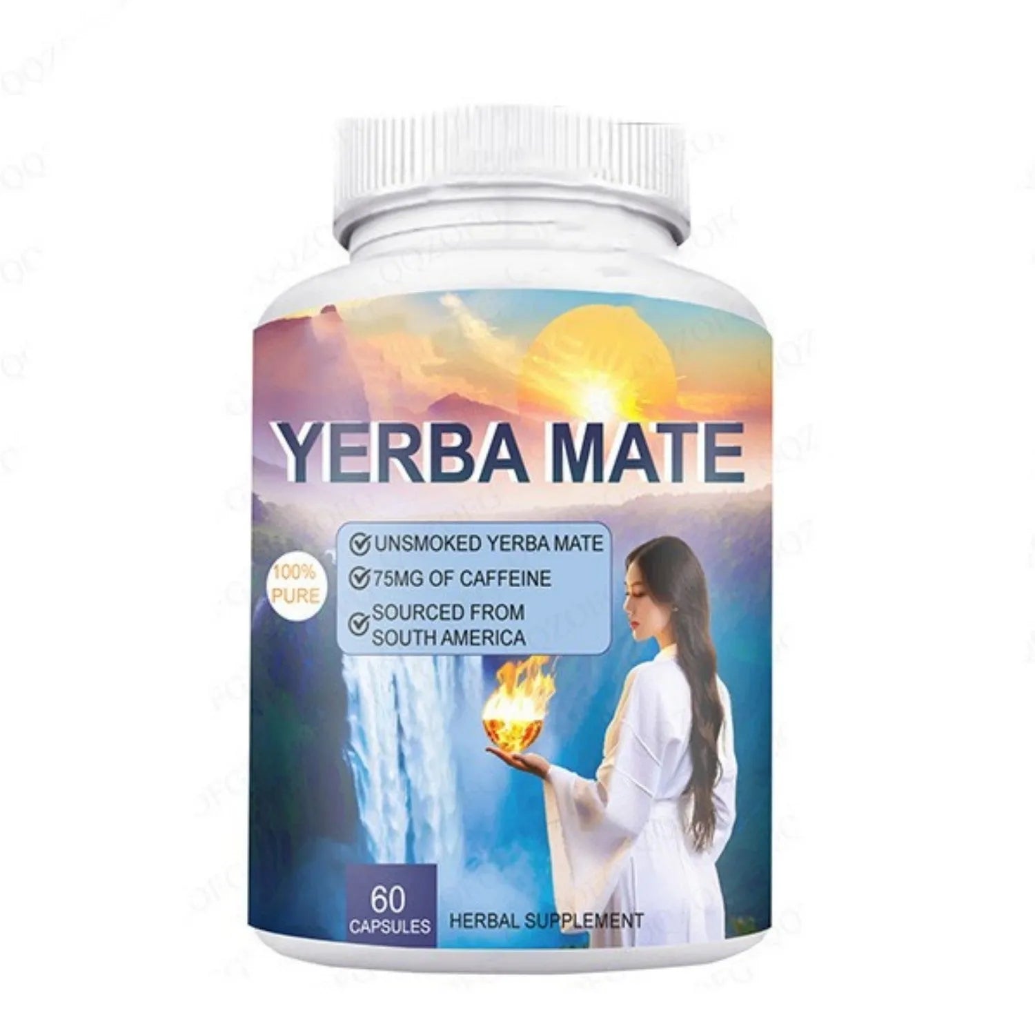 Bottle containing 60 vitamin capsules with normal temperature storage requirements