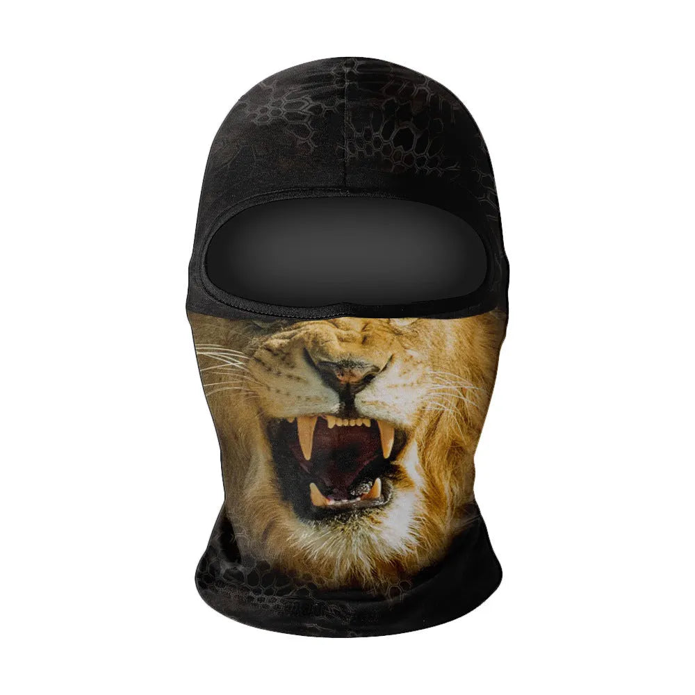 Men's summer breathable full face sun protection quick-drying ice silk polyester balaclava