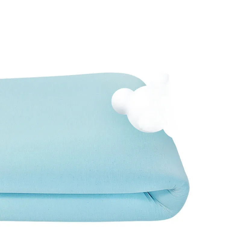 Gel memory cotton tatami mattress with regenerated cellulose fabric in multiple sizes